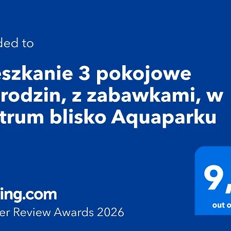Mieszkanie 3 Pokojowe Dla Rodzin, Z Zabawkami, W Centrum Blisko Aquaparku * Wrocław